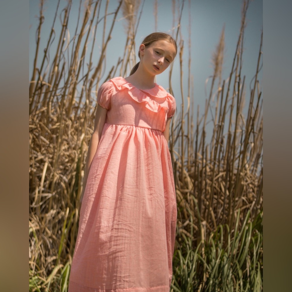 Cosmosophie Alexis Long Pink Dress Size 6